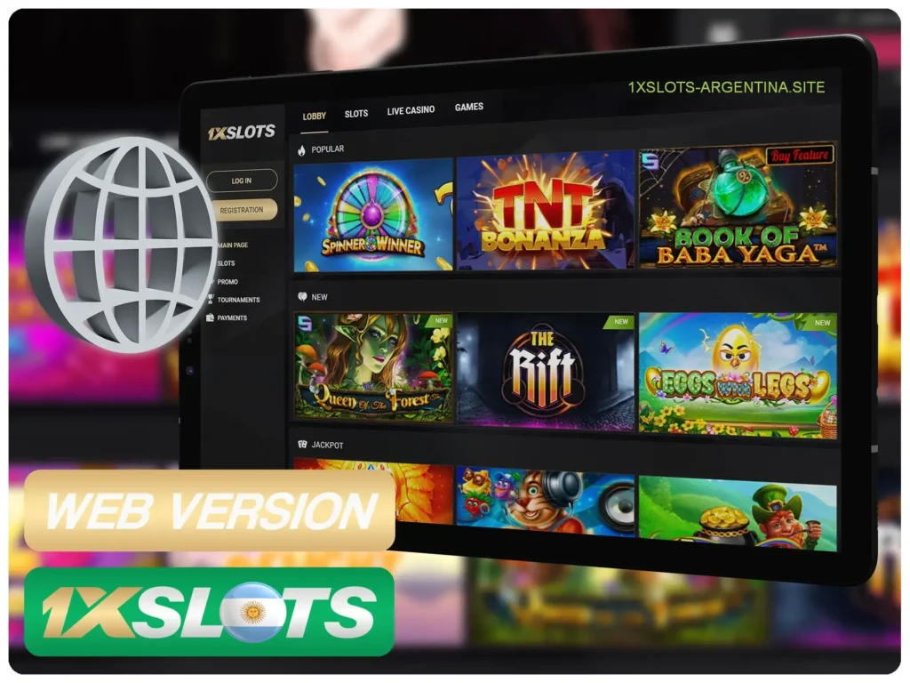 mobile version 1xslots